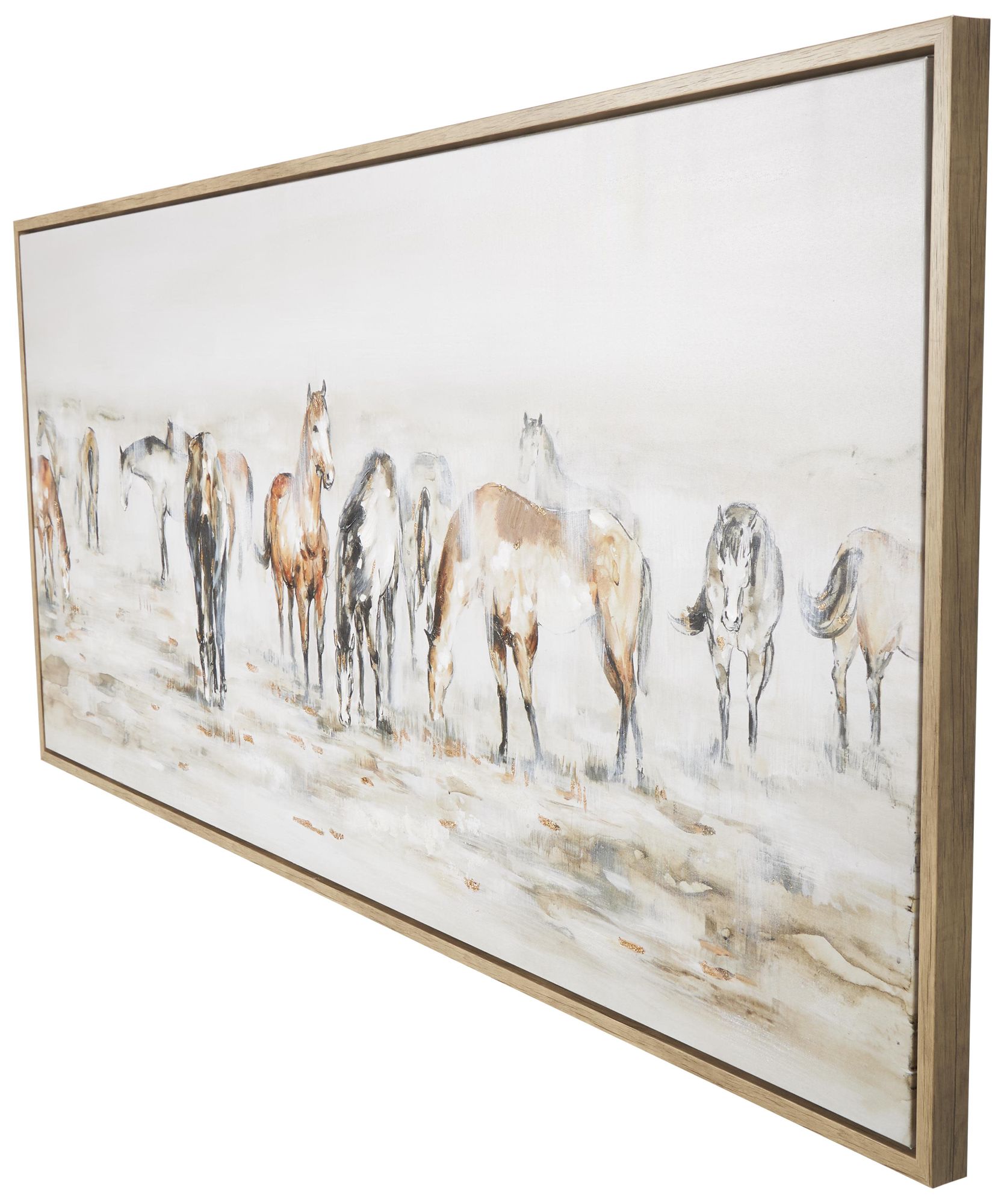 Image 6 Brown Canvas Eclectic Framed Wall Art, 71" x 2" x 32" more views