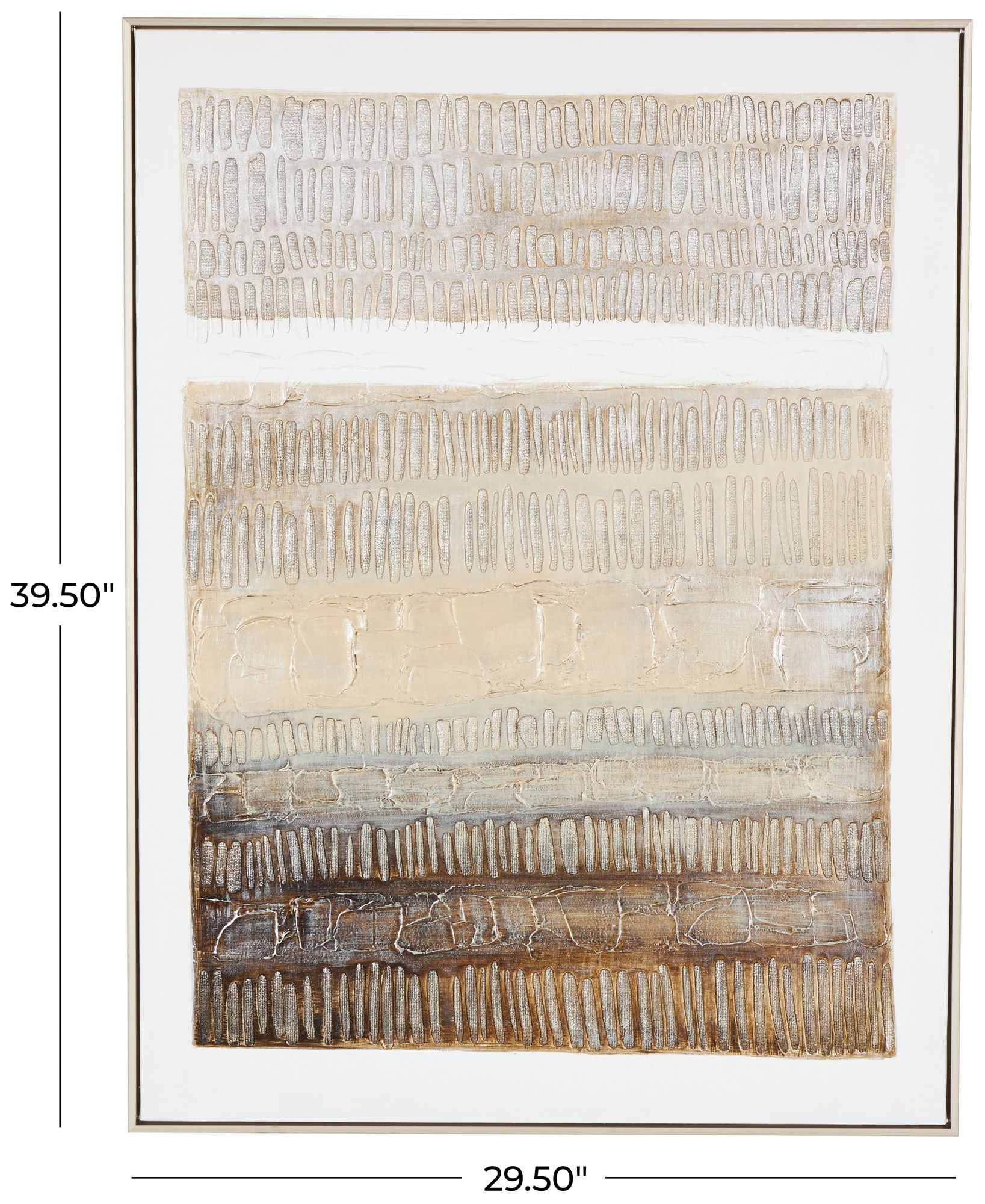 Image 7 Brown Canvas Traditional Framed Wall Art, 30" x 2" x 40" more views