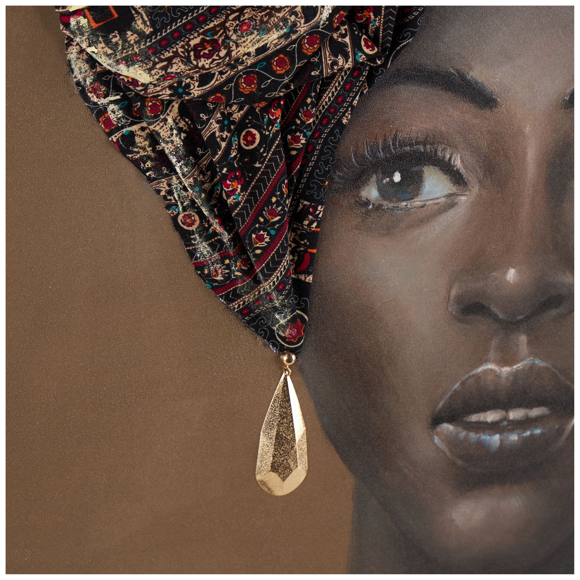 Image 4 Brown Canvas Traditional Wall Art, 40" x 2" x 40" more views