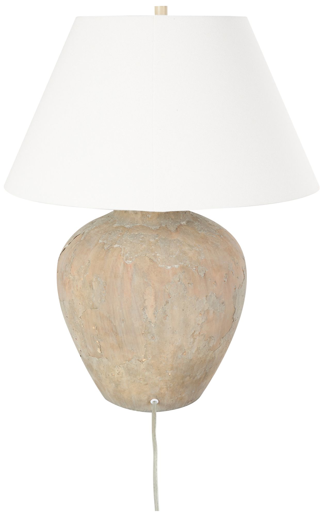 Image 5 Brown Ceramic Farmhouse Table Lamp, 20" x 20" x 25" more views