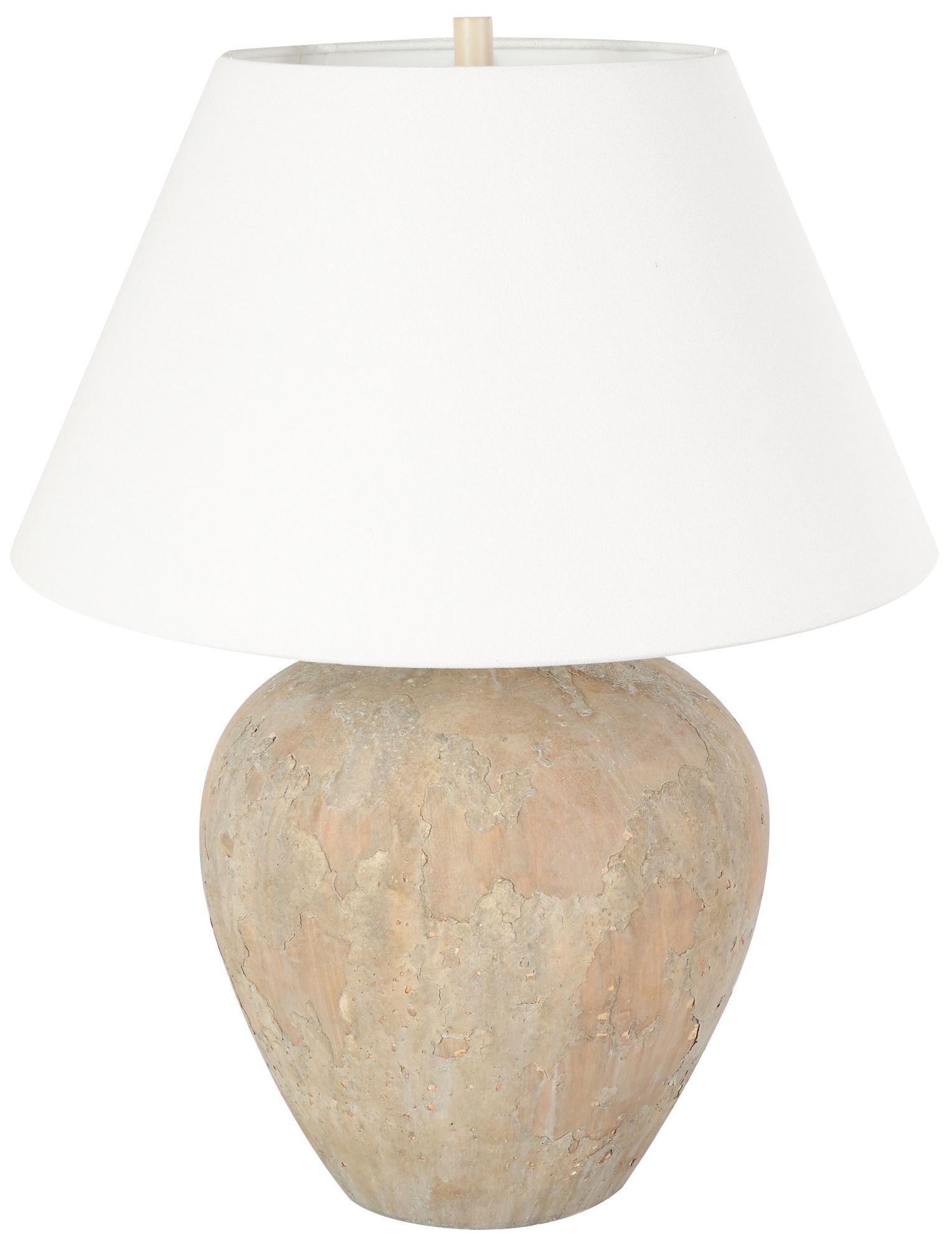 Image 6 Brown Ceramic Farmhouse Table Lamp, 20" x 20" x 25" more views