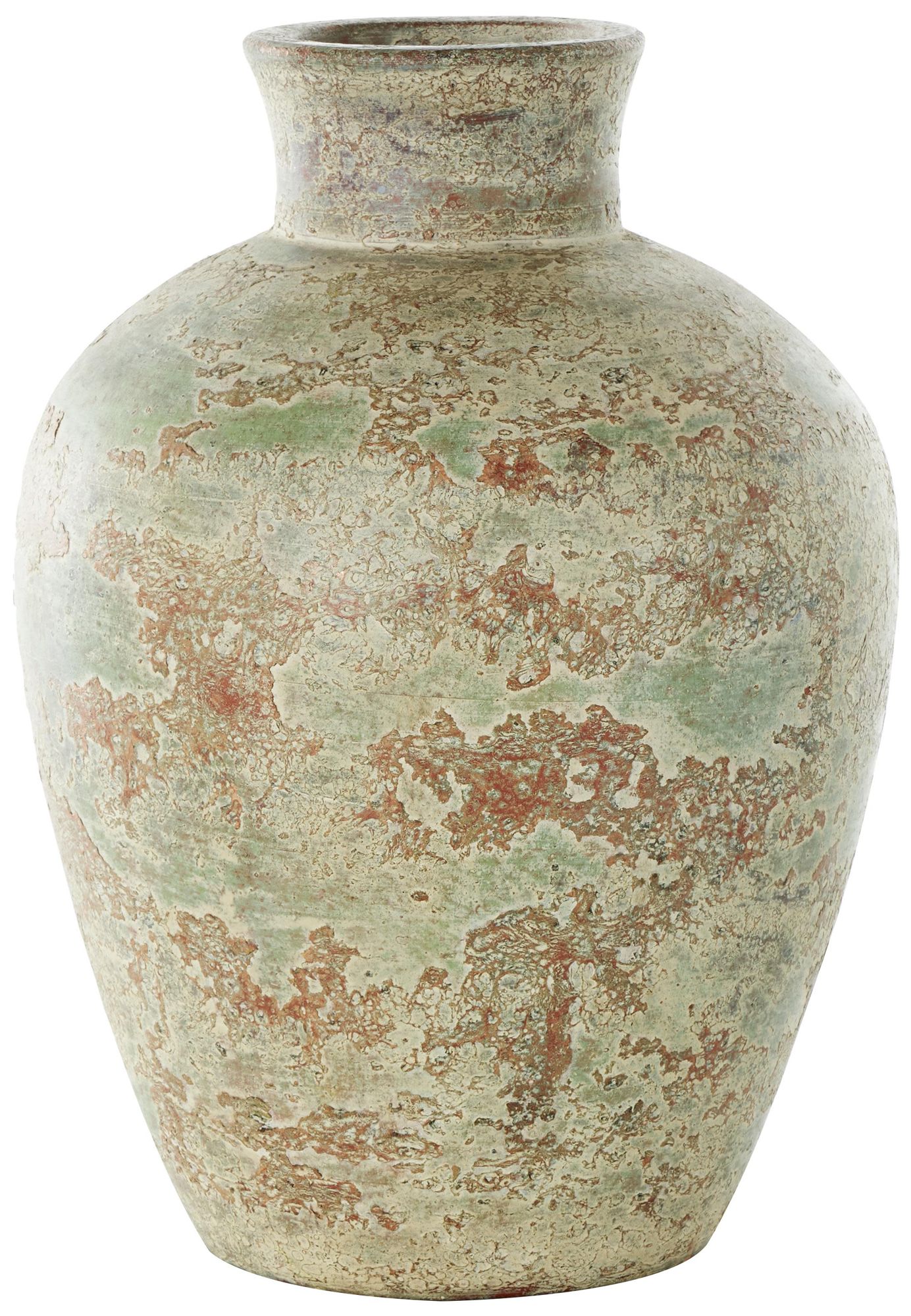 Image 2 Brown Ceramic Farmhouse Vase, 10" x 10" x 14"