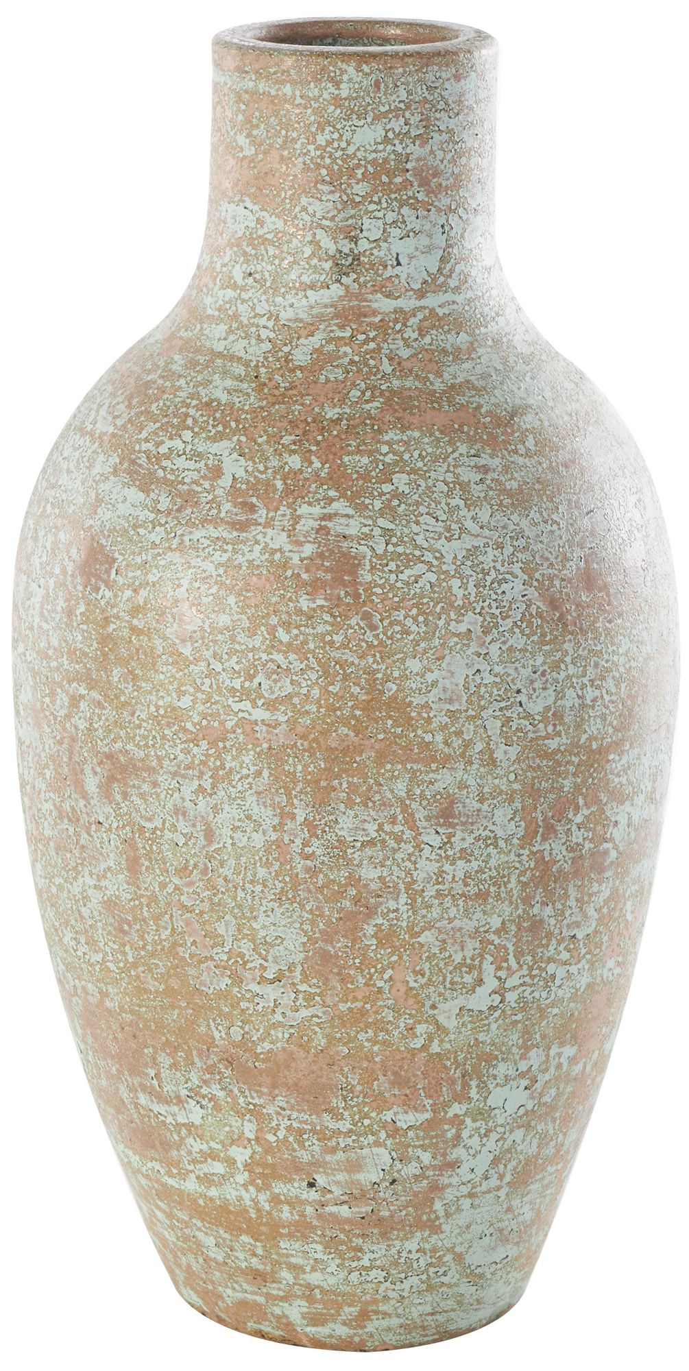 Image 5 Brown Ceramic Farmhouse Vase, 10" x 10" x 20" more views