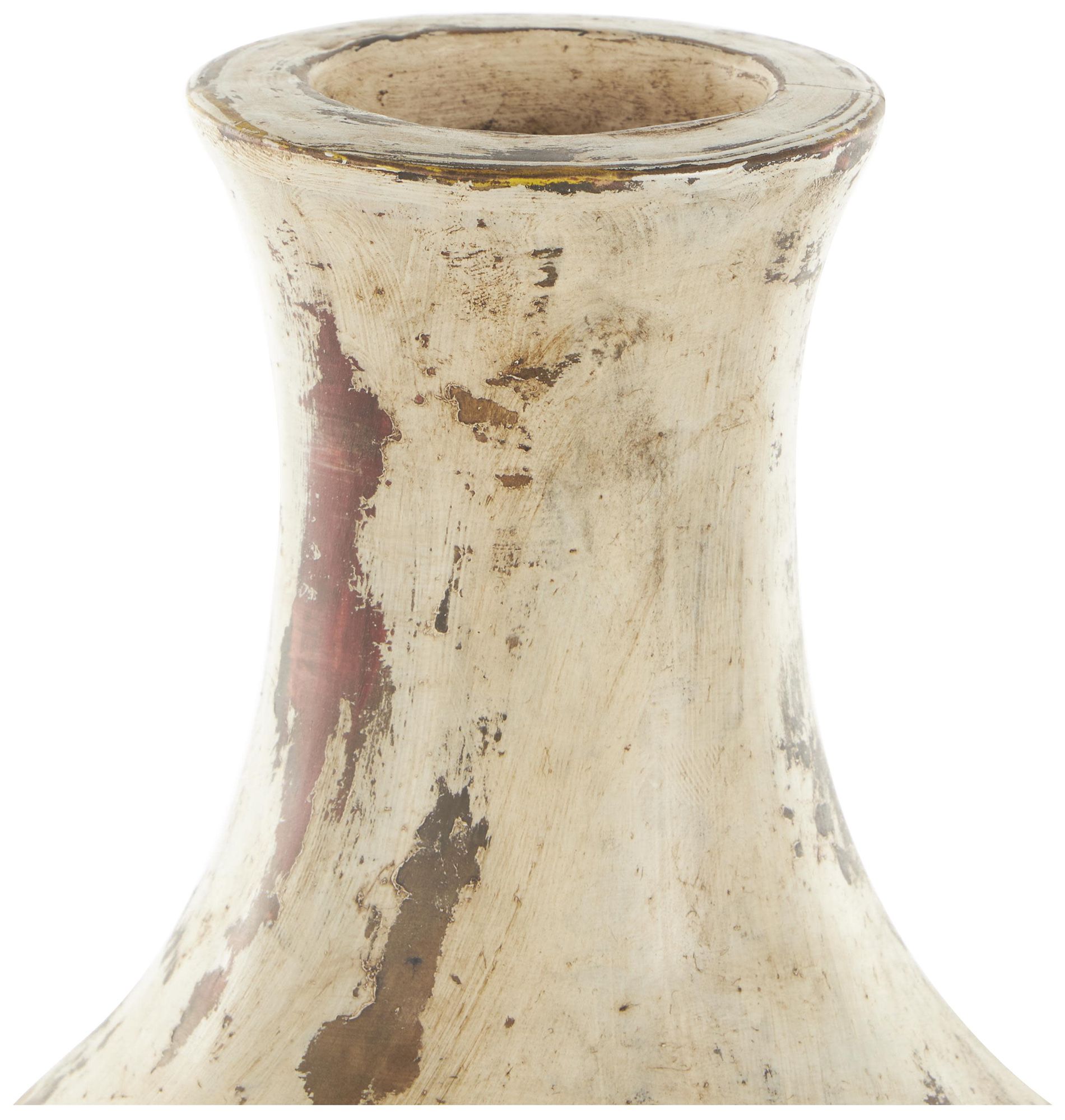 Image 3 Brown Ceramic Farmhouse Vase, 10" x 10" x 20" more views