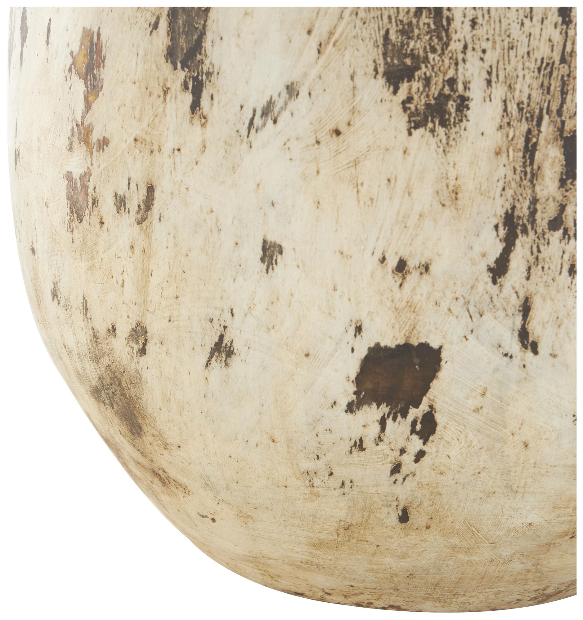 Image 4 Brown Ceramic Farmhouse Vase, 10" x 10" x 20" more views