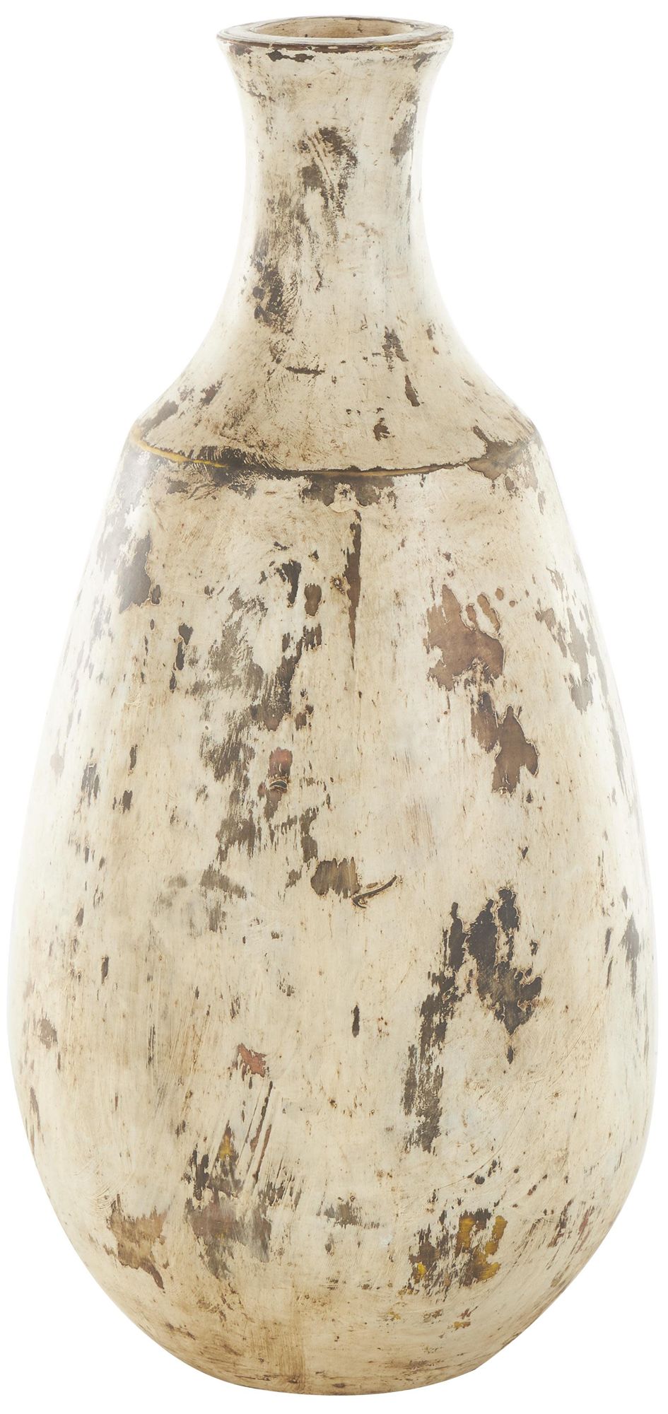 Image 5 Brown Ceramic Farmhouse Vase, 10" x 10" x 20" more views