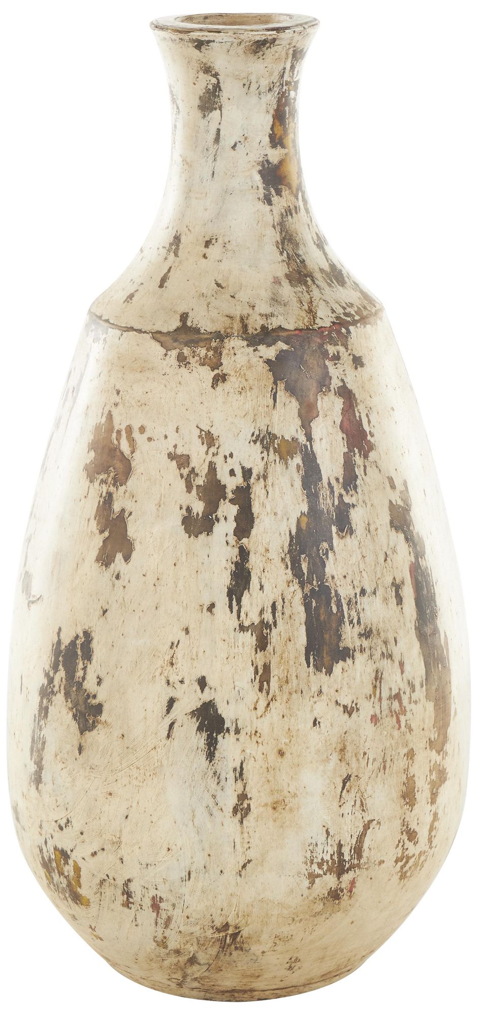 Image 6 Brown Ceramic Farmhouse Vase, 10" x 10" x 20" more views