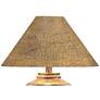 Thumbnail3 of Brown Desert Sand 28 3/4" High Handcrafted Southwest Table Lamp more views