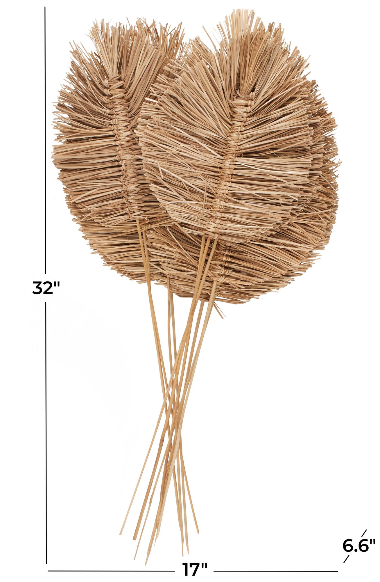 Image 7 Brown Dried Plant Coastal Natural Foliage, 17" x 7" x 32" more views