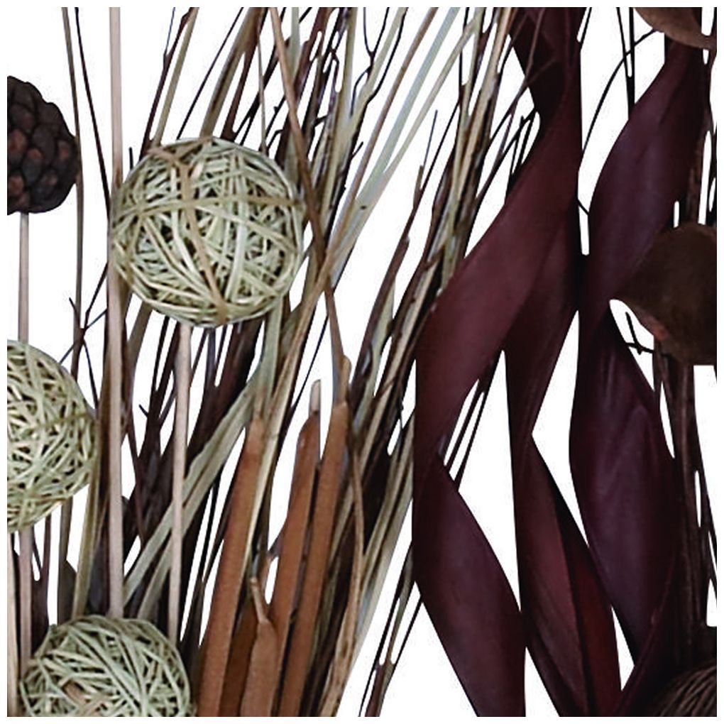 Brown Dried Plant Coastal Natural Foliage, S/2 46"H, 15"W