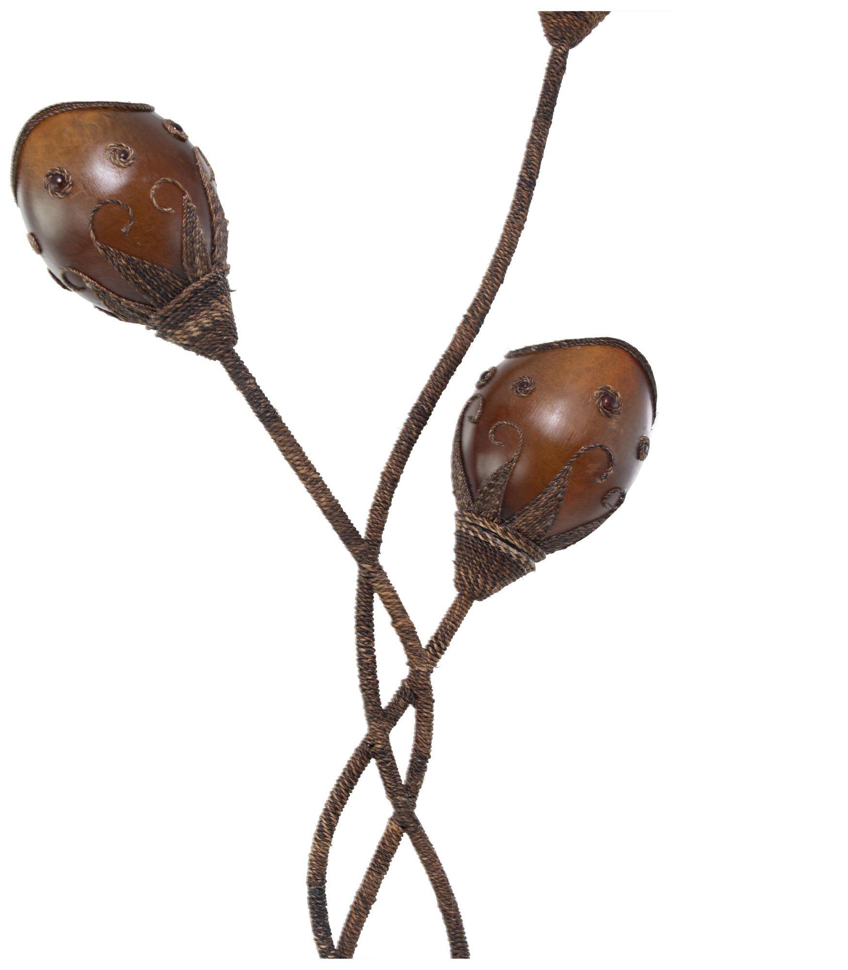 Image 3 Brown Dried Plant Modern Floor Lamp, 21" x 9" x 72" more views