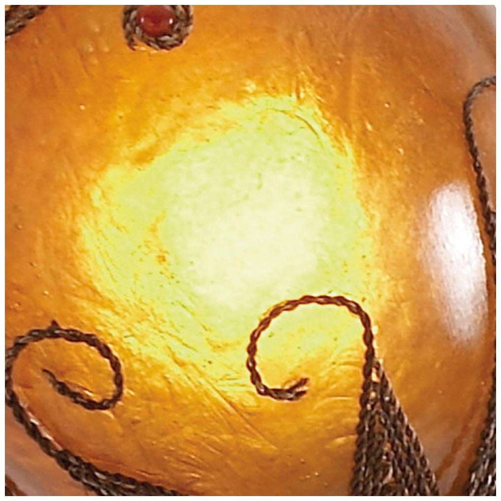 Brown Dried Plant Modern Floor Lamp, 21" x 9" x 72"