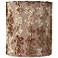 Brown Flowers Ribbons Drum Shade 9x9x10 (Spider)