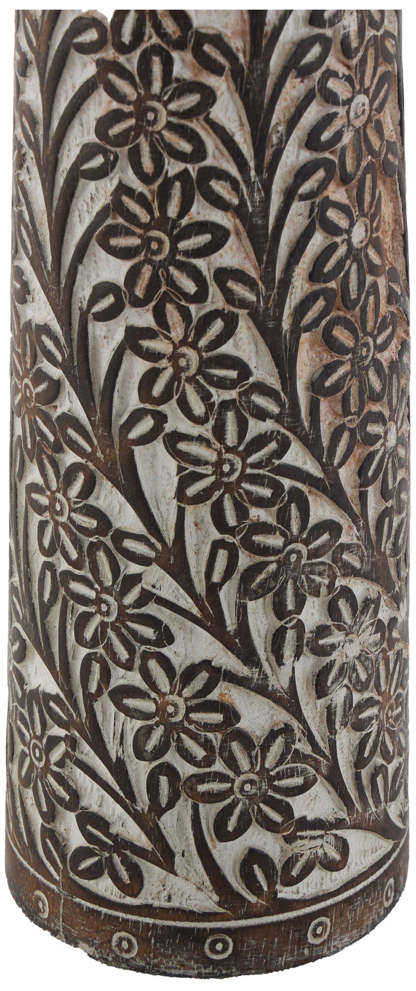 Image 3 Brown Mango Wood Coastal Candle Holder, more views