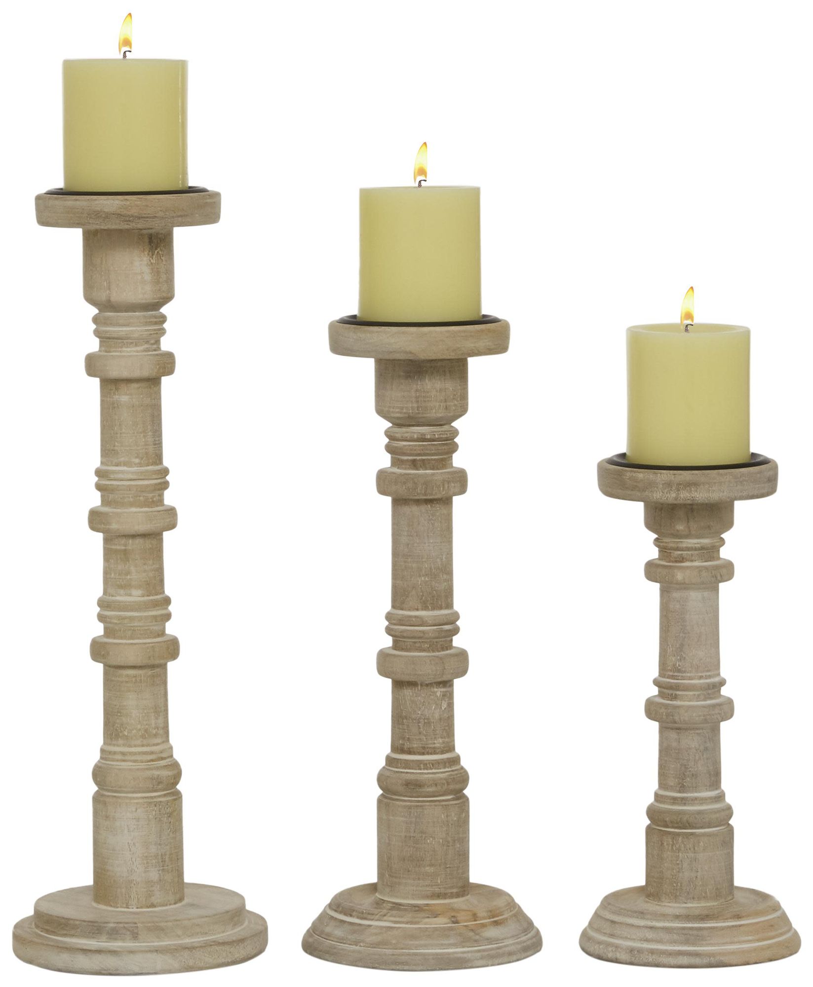 Image 2 Brown Mango Wood Country Cottage Candle