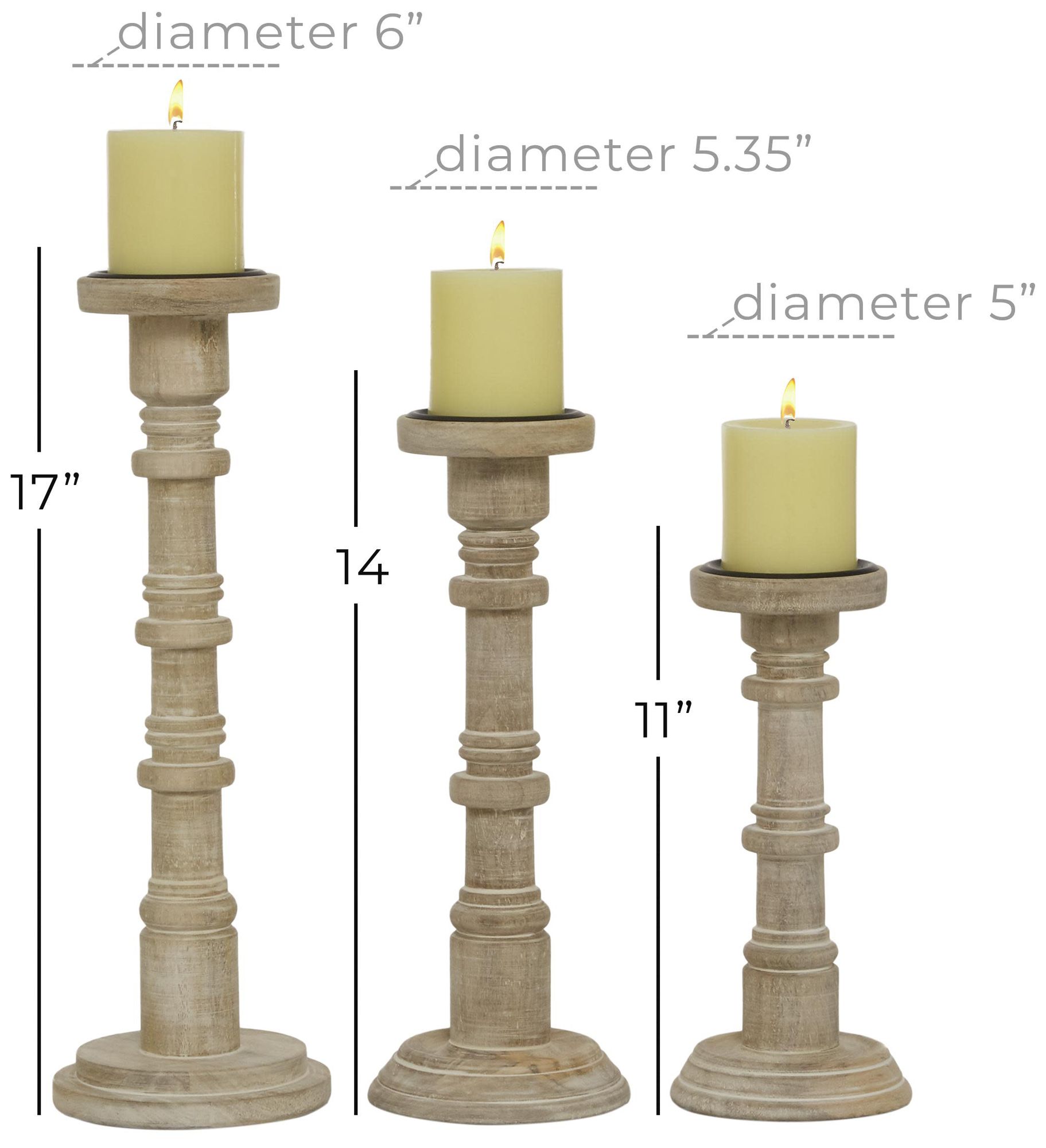 Image 6 Brown Mango Wood Country Cottage Candle more views