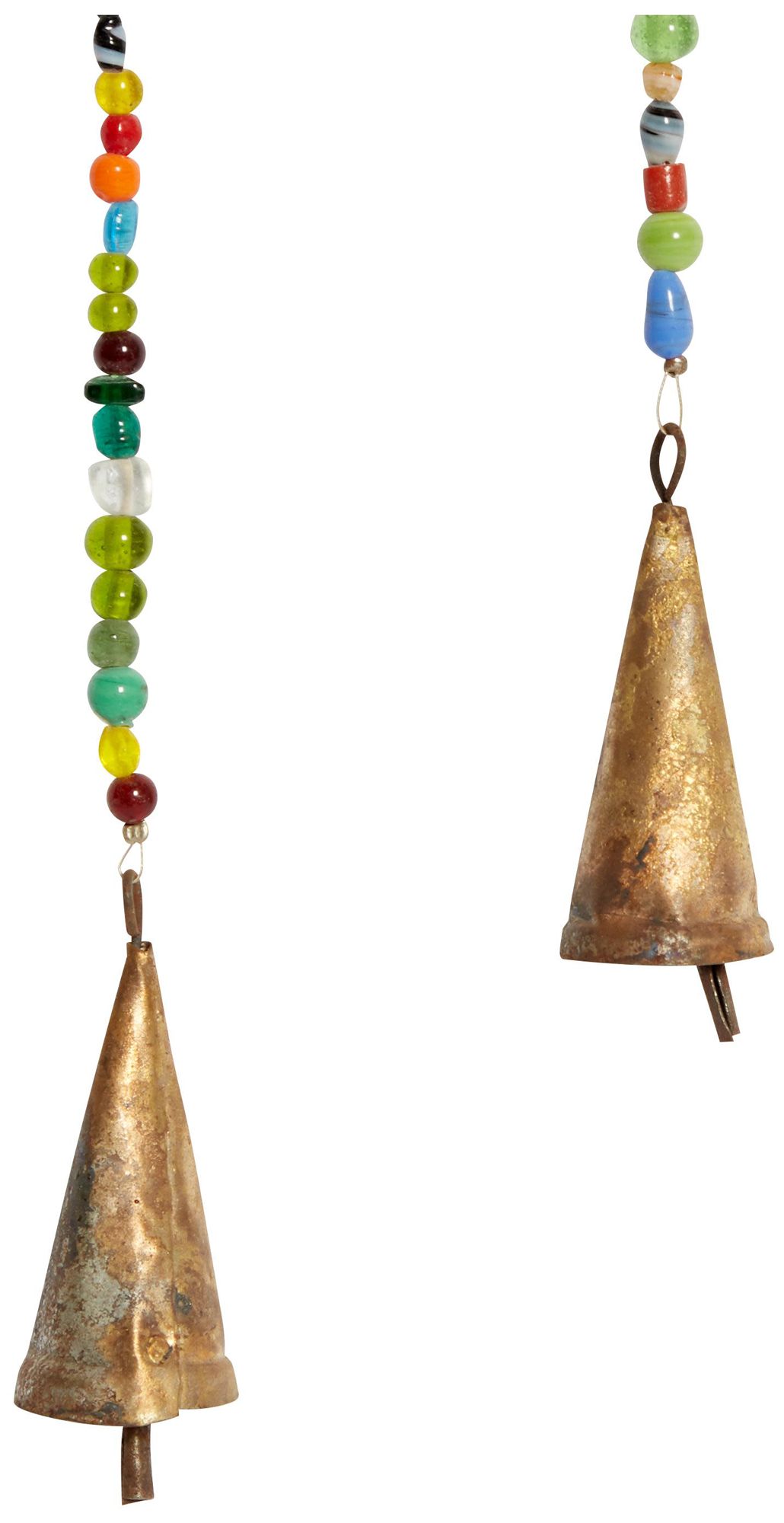 Image 4 Brown Mango Wood Eclectic Windchime, 15" x 1" x 32" more views