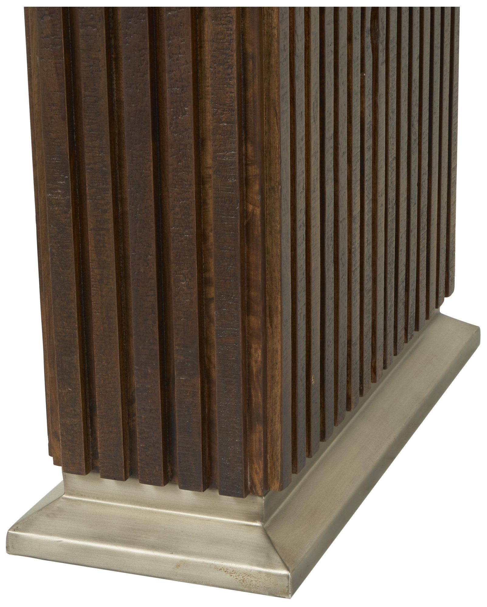 Image 2 Brown Mango Wood Modern Dining Table, 84" x 42" x 30" more views