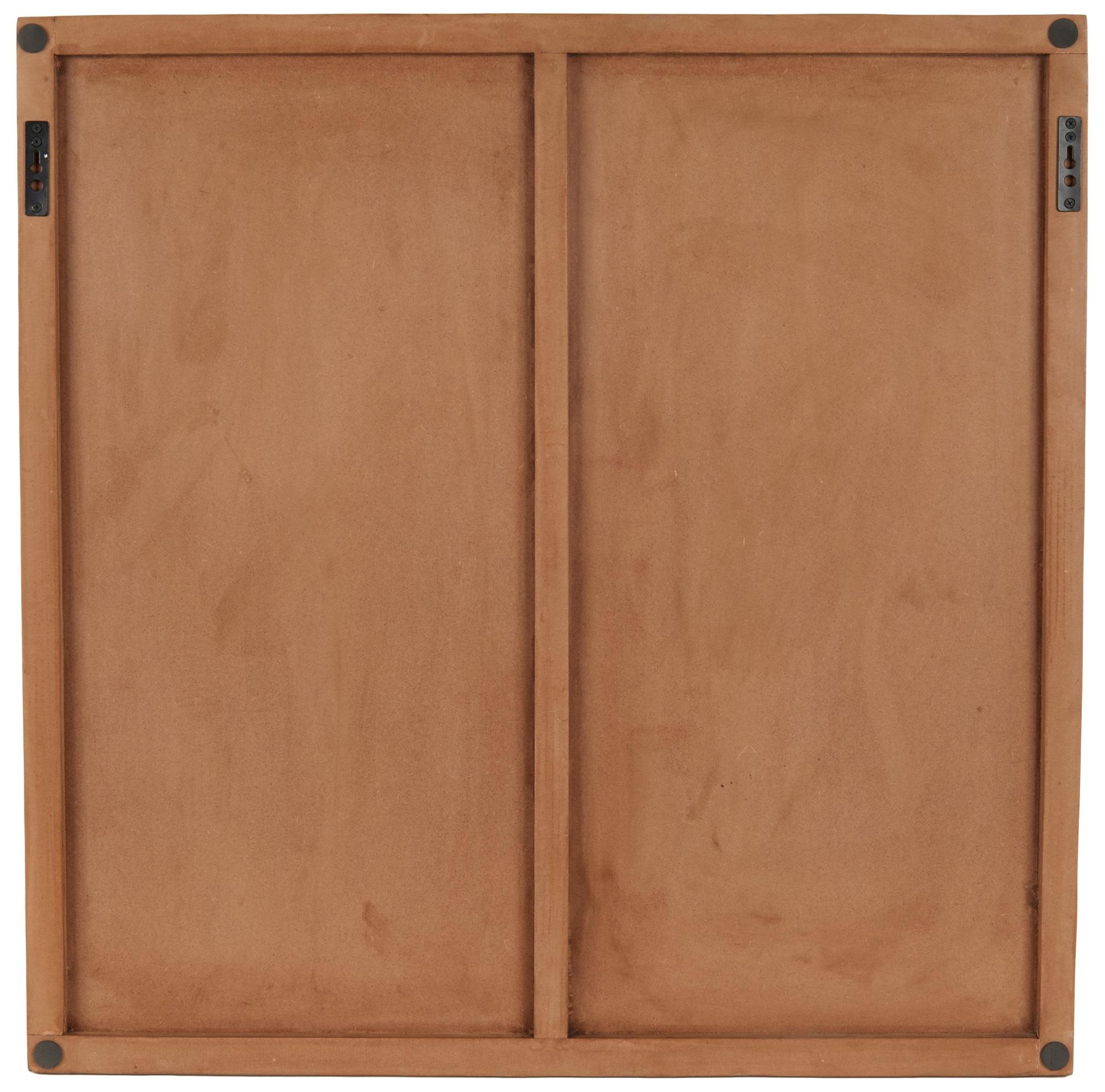 Image 5 Brown Mango Wood Rustic Wall Decor, 36" x 2" x 36" more views