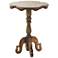 Brown Mango Wood Traditional Accent Table, 24" x 24" x 31"