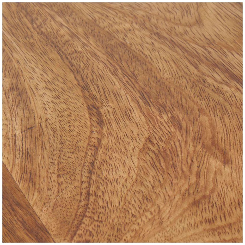 Brown Mango Wood Traditional Accent Table, 24" x 24" x 31"