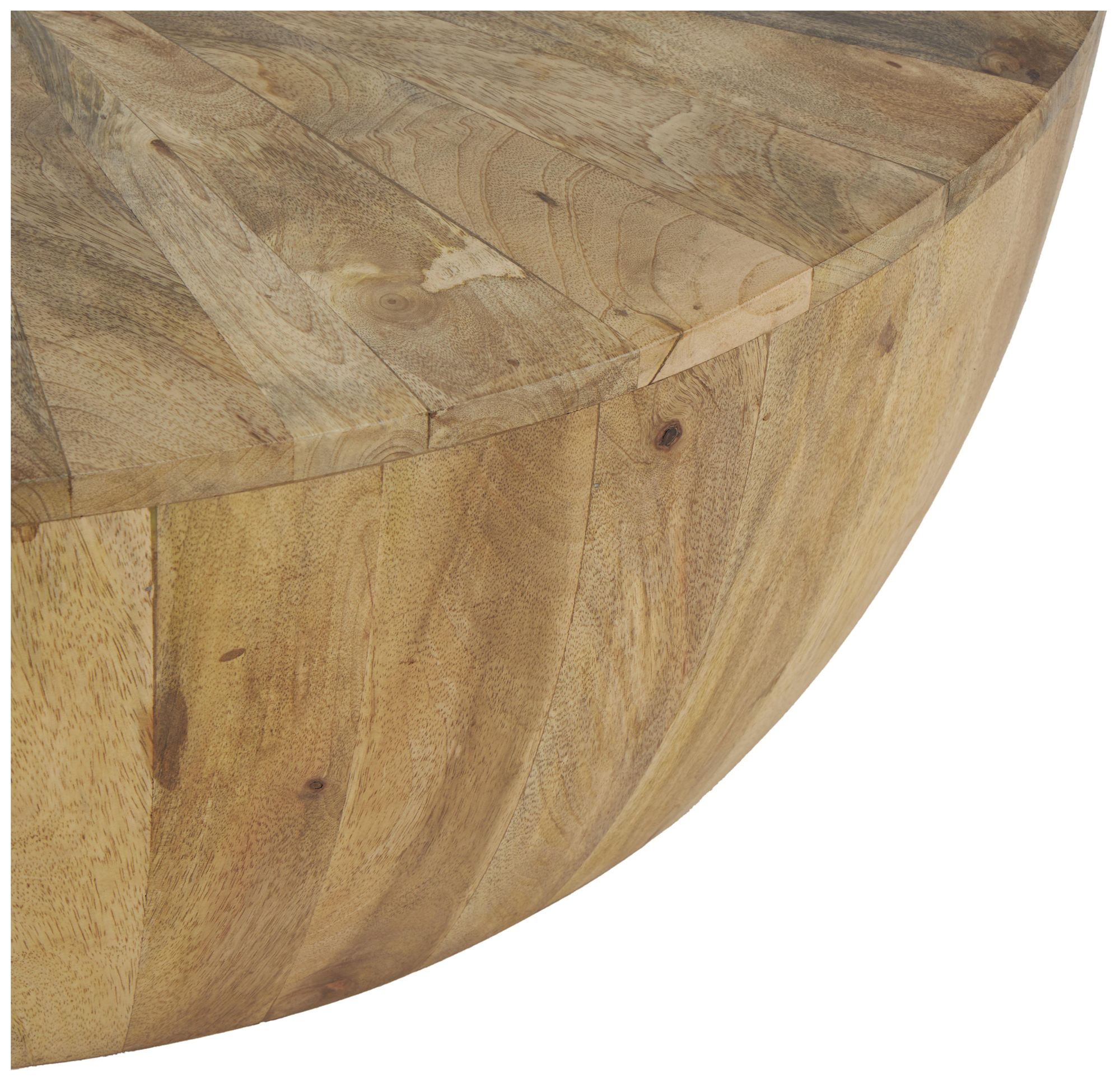 Image 3 Brown Mango Wood Traditional Coffee Tabl more views