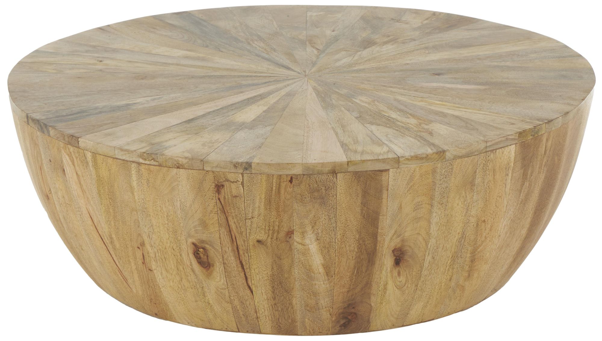 Image 6 Brown Mango Wood Traditional Coffee Tabl more views