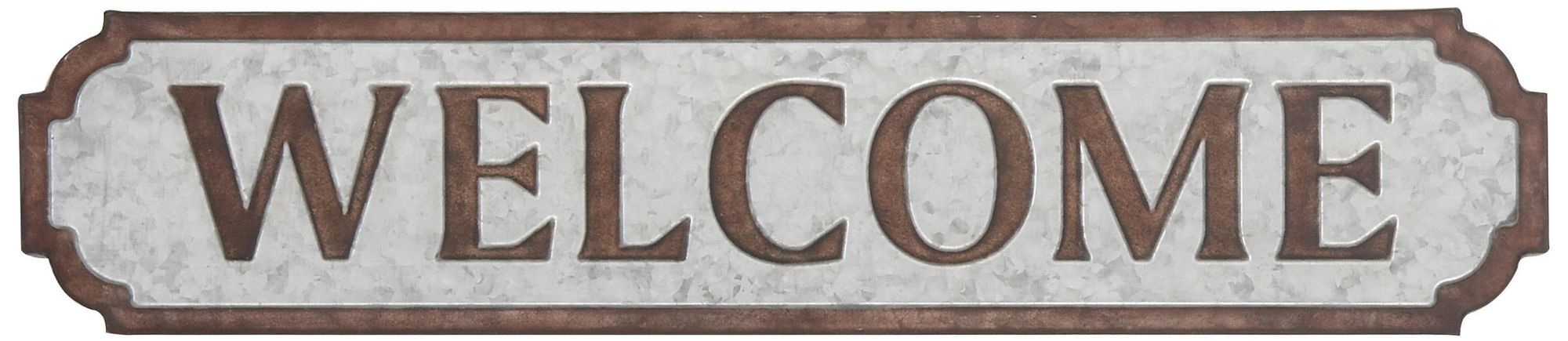Image 5 Brown Metal Farmhouse Wall Decor, 37" x 1" x 7" more views