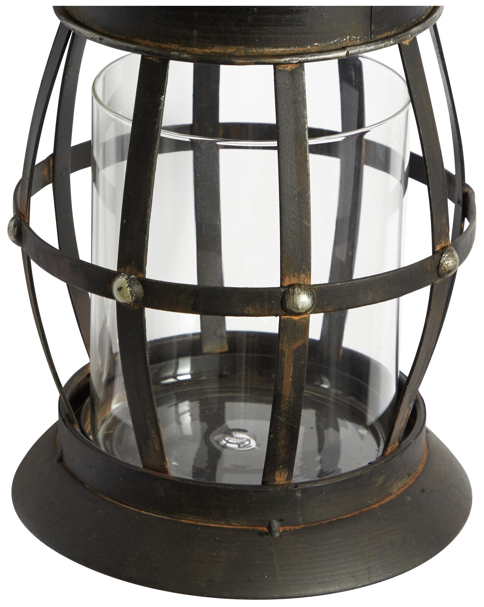 Image 3 Brown Metal Rustic Wall Sconce, 7" x 10" x 19" more views