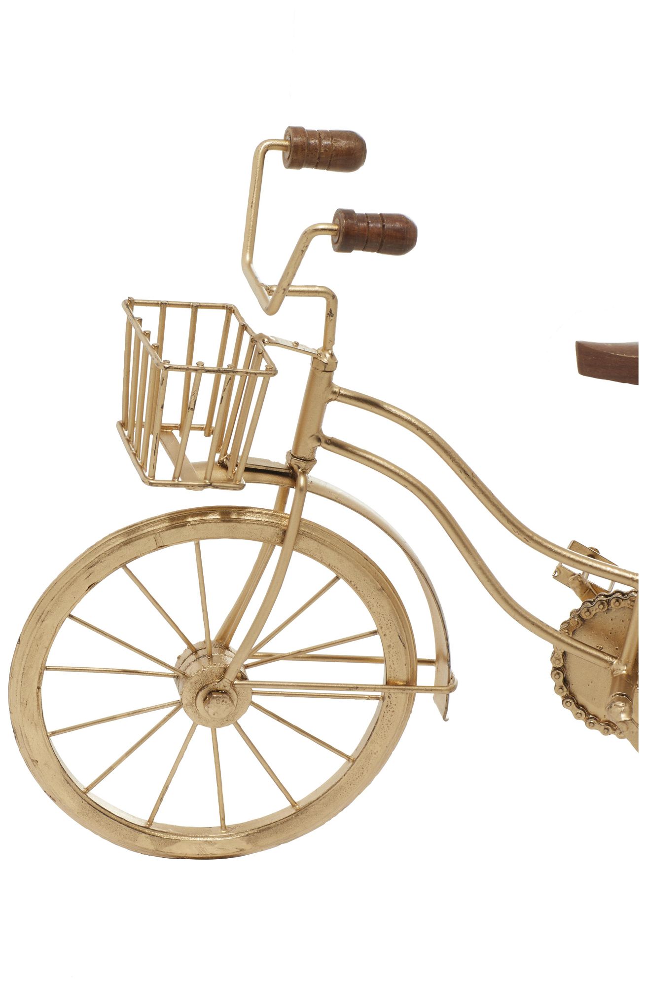 Image 3 Brown Metal Vintage Sculpture, 19" x 5" x 12" more views