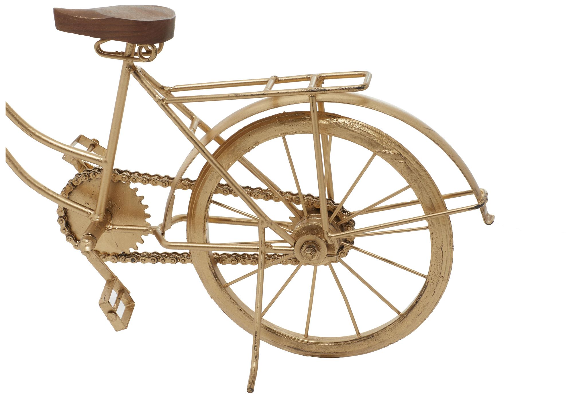 Image 4 Brown Metal Vintage Sculpture, 19" x 5" x 12" more views