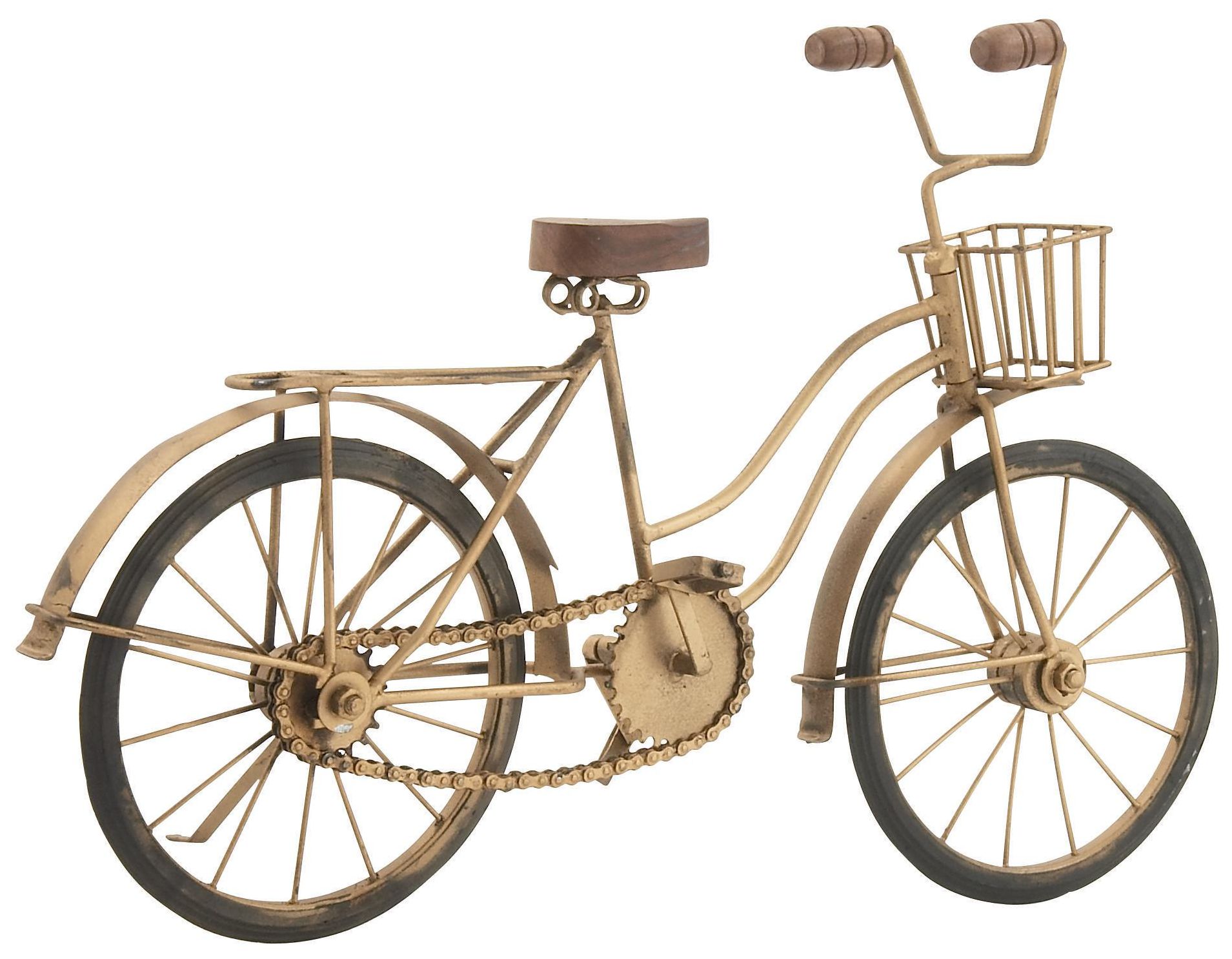 Image 5 Brown Metal Vintage Sculpture, 19" x 5" x 12" more views