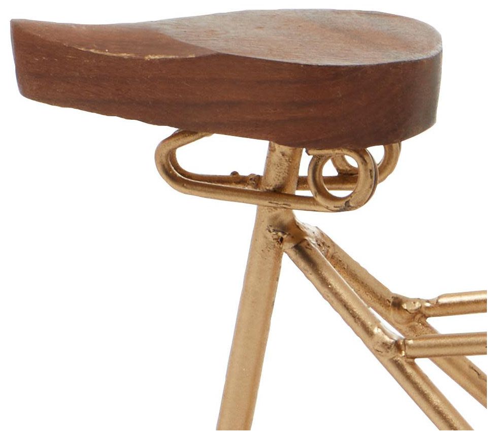 Image 7 Brown Metal Vintage Sculpture, 19" x 5" x 12" more views