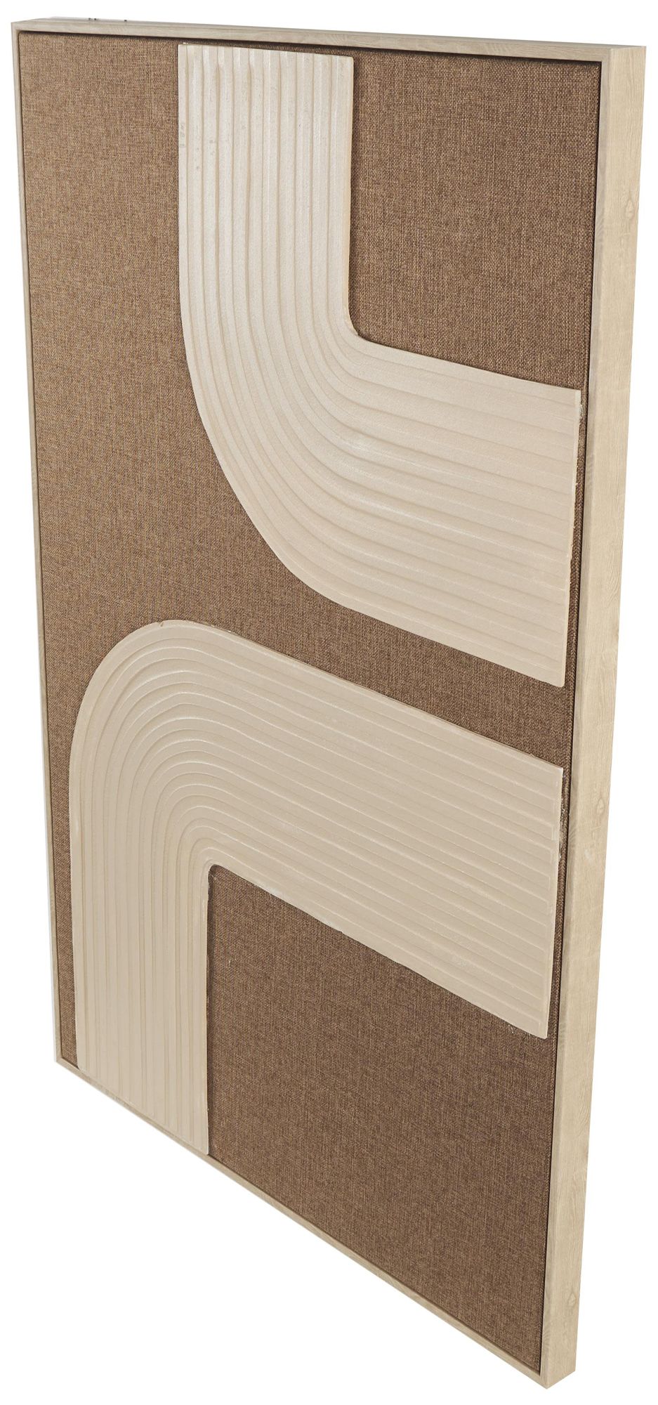 Image 6 Brown Polyester Contemporary Framed Wall Art, 33" x 2" x 49" more views