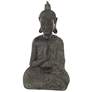 Brown Polystone Bohemian Sculpture, 11" x 7" x 21"