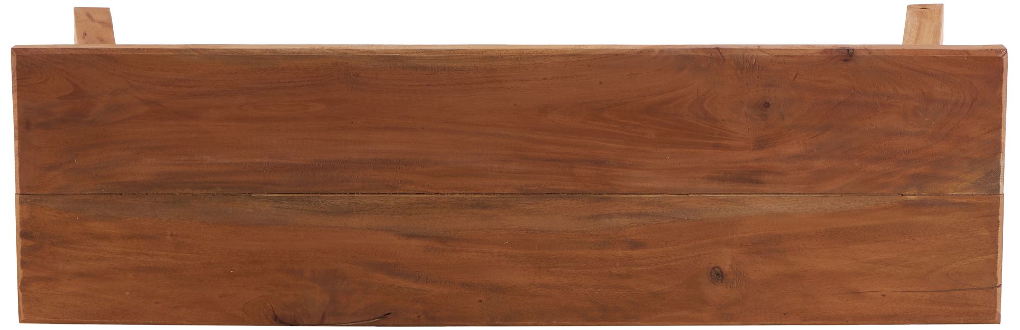 Image 6 Brown Reclaimed Wood Rustic Bench, 47" x 14" x 19" more views