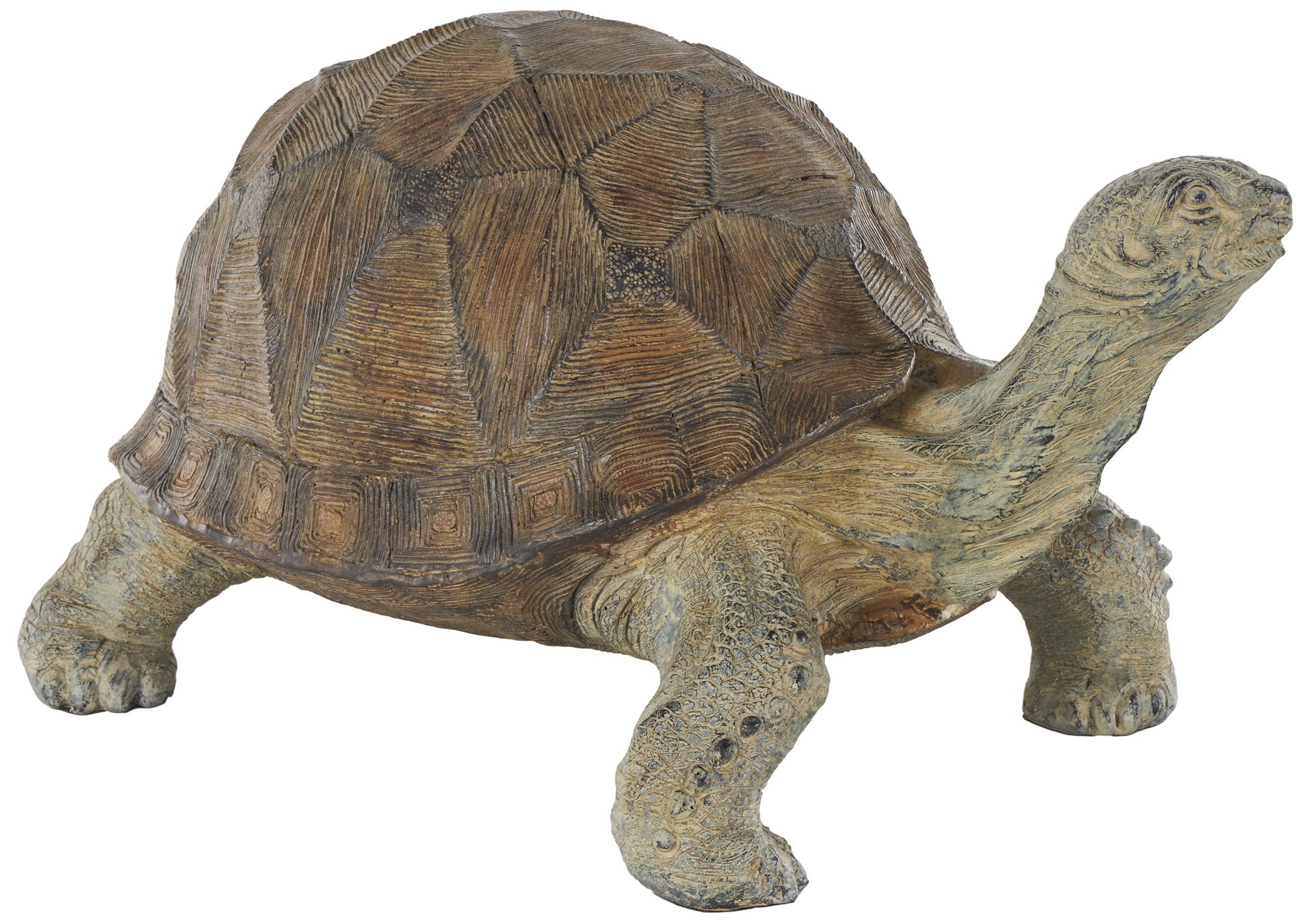 Image 2 Brown Resin Farmhouse Garden Sculpture, 14" x 24" x 13"