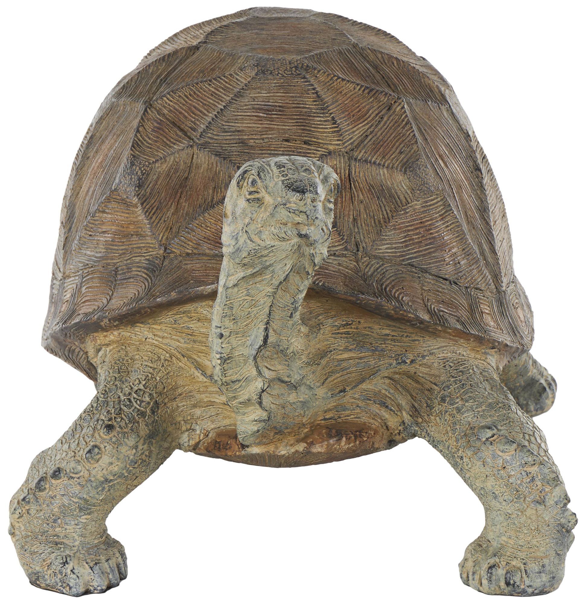 Image 6 Brown Resin Farmhouse Garden Sculpture, 14" x 24" x 13" more views