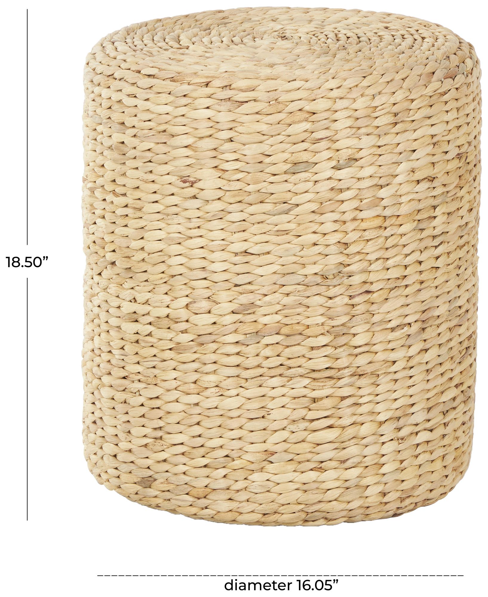 Image 7 Brown Seagrass Bohemian Accent Table, 16 more views