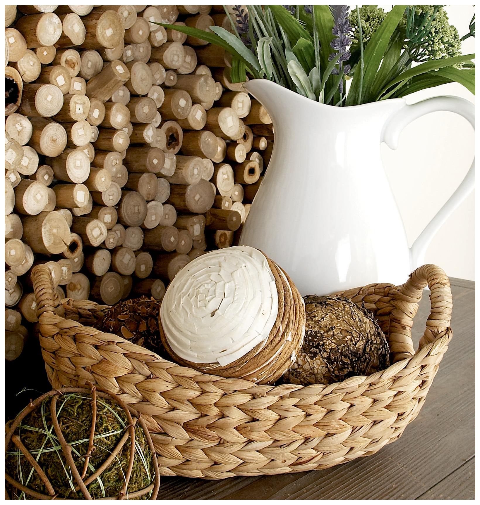 Image 4 Brown Seagrass Coastal Storage Basket, S/5 23", 21", 19", 16", 12"W more views