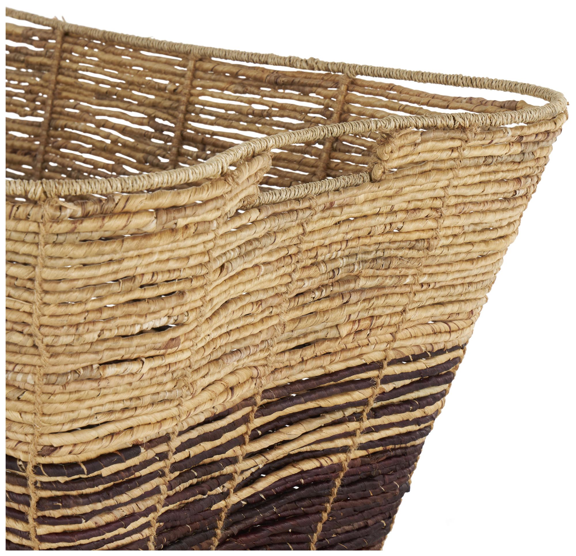 Image 3 Brown Seagrass Natural Storage Basket, 30" x 20" x 15" more views