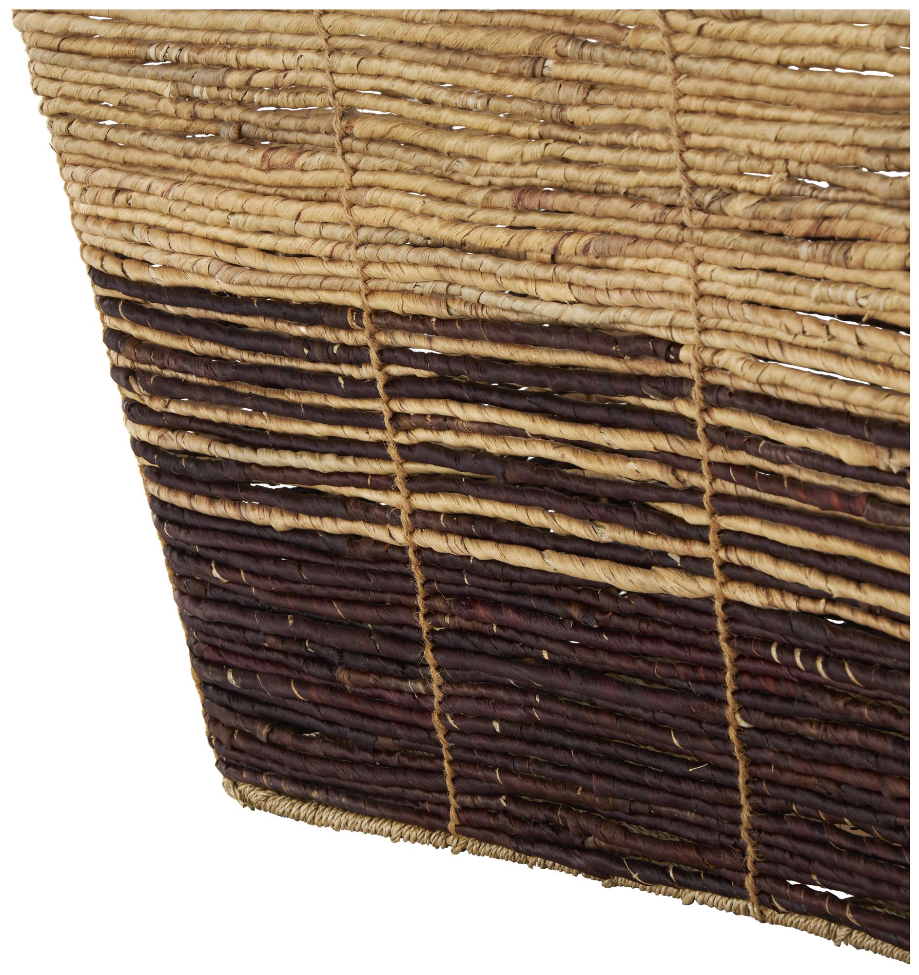 Image 4 Brown Seagrass Natural Storage Basket, 30" x 20" x 15" more views