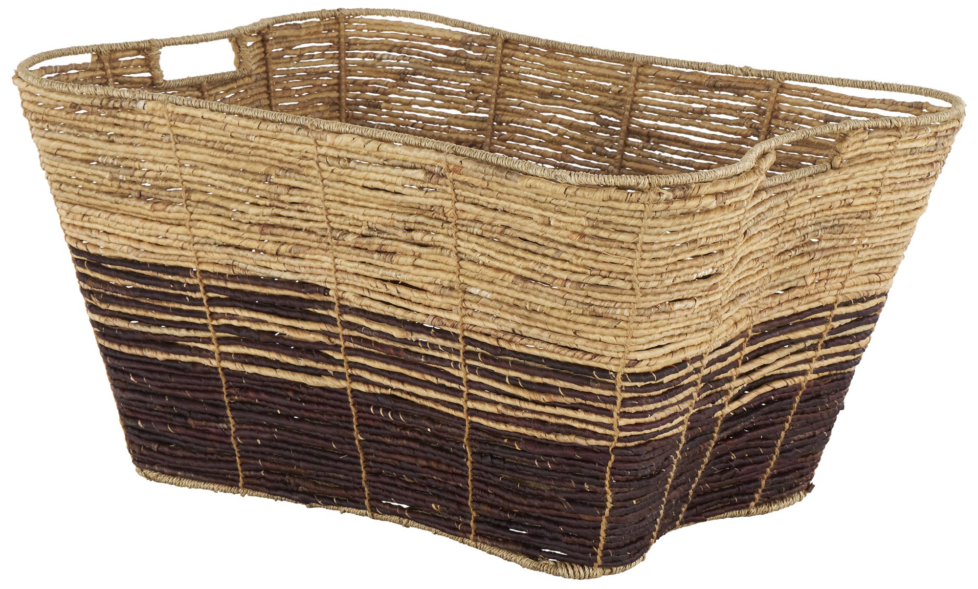 Image 5 Brown Seagrass Natural Storage Basket, 30" x 20" x 15" more views