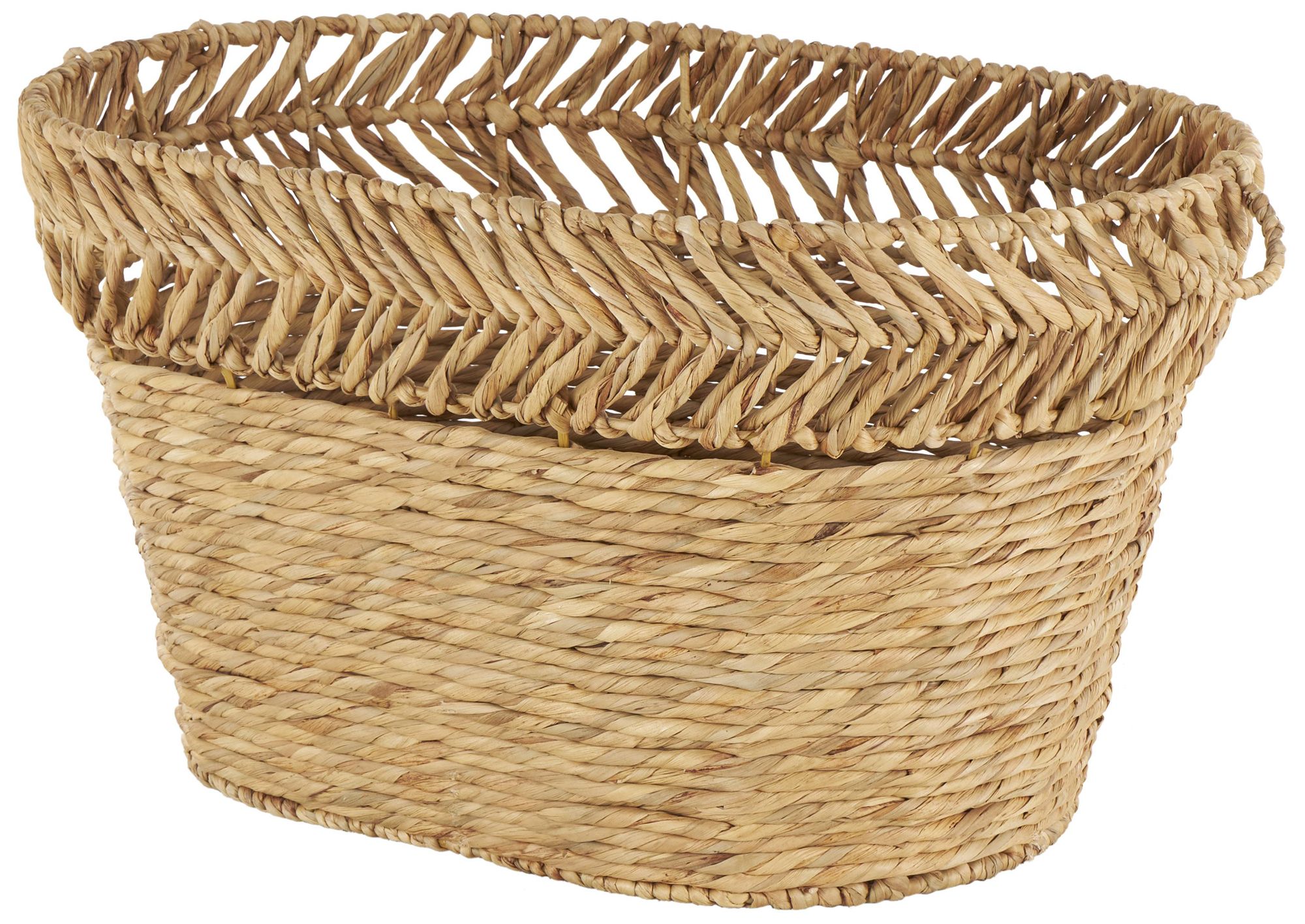Image 5 Brown Seagrass Natural Storage Basket, 30" x 20" x 17" more views