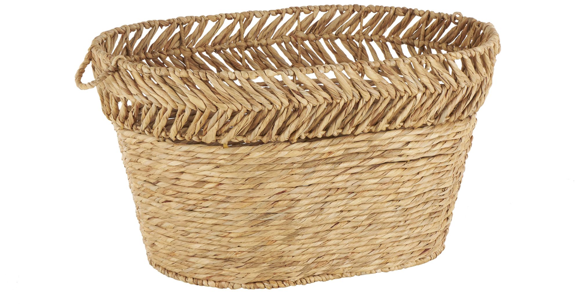 Image 6 Brown Seagrass Natural Storage Basket, 30" x 20" x 17" more views