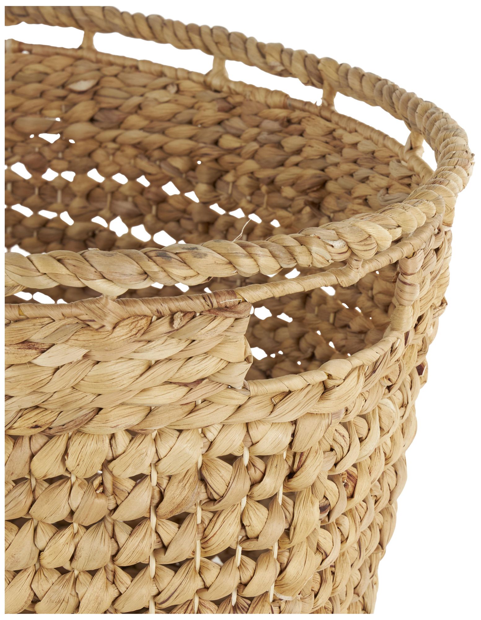 Image 4 Brown Seagrass Natural Storage Basket, 30" x 21" x 17" more views