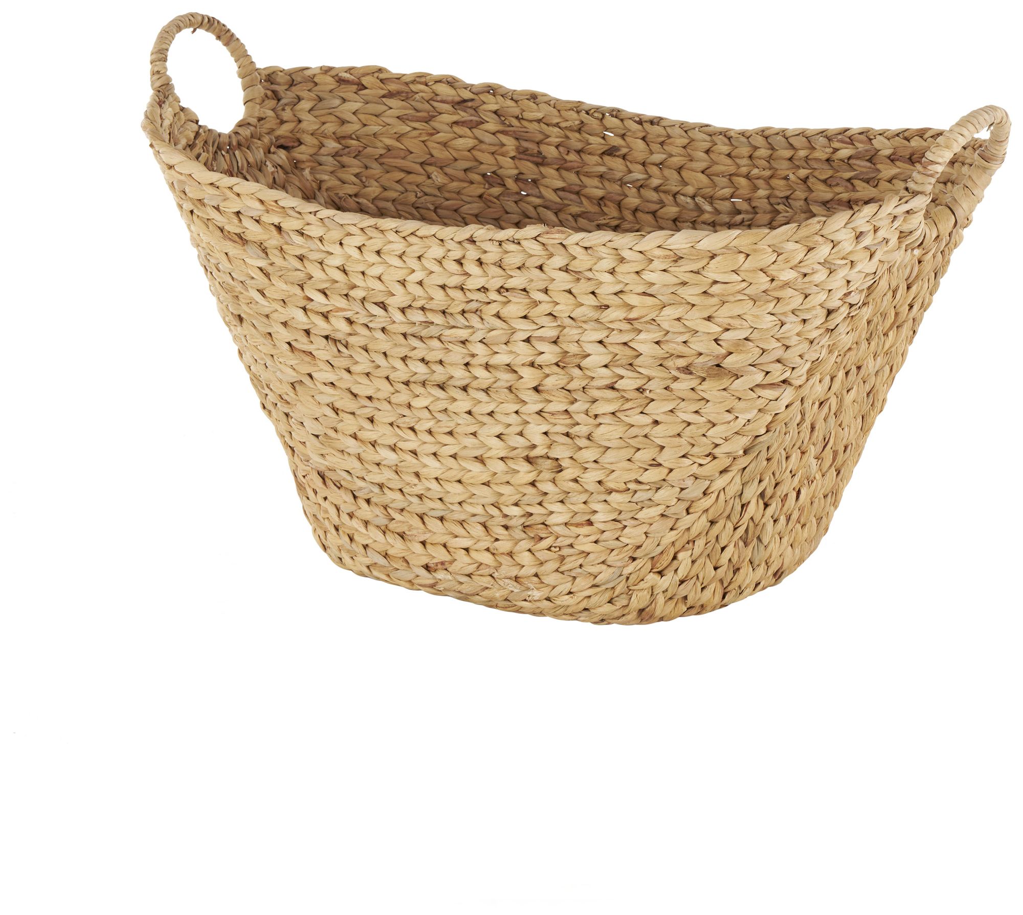 Image 5 Brown Seagrass Natural Storage Basket, 31" x 19" x 19" more views