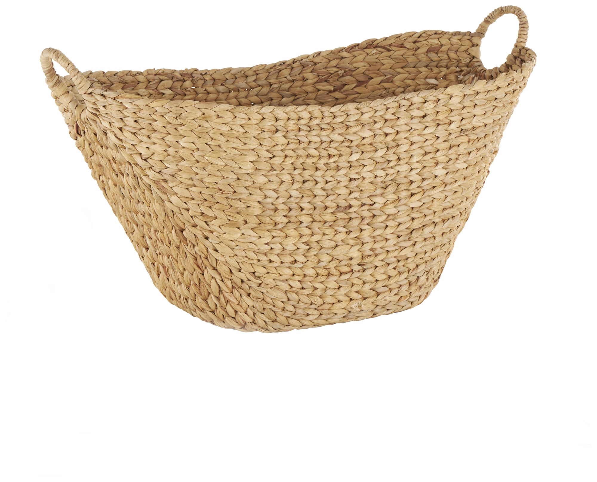Image 6 Brown Seagrass Natural Storage Basket, 31" x 19" x 19" more views