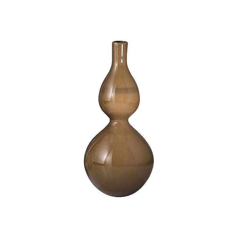 Image 1 Brown Silhouette Glass Vase