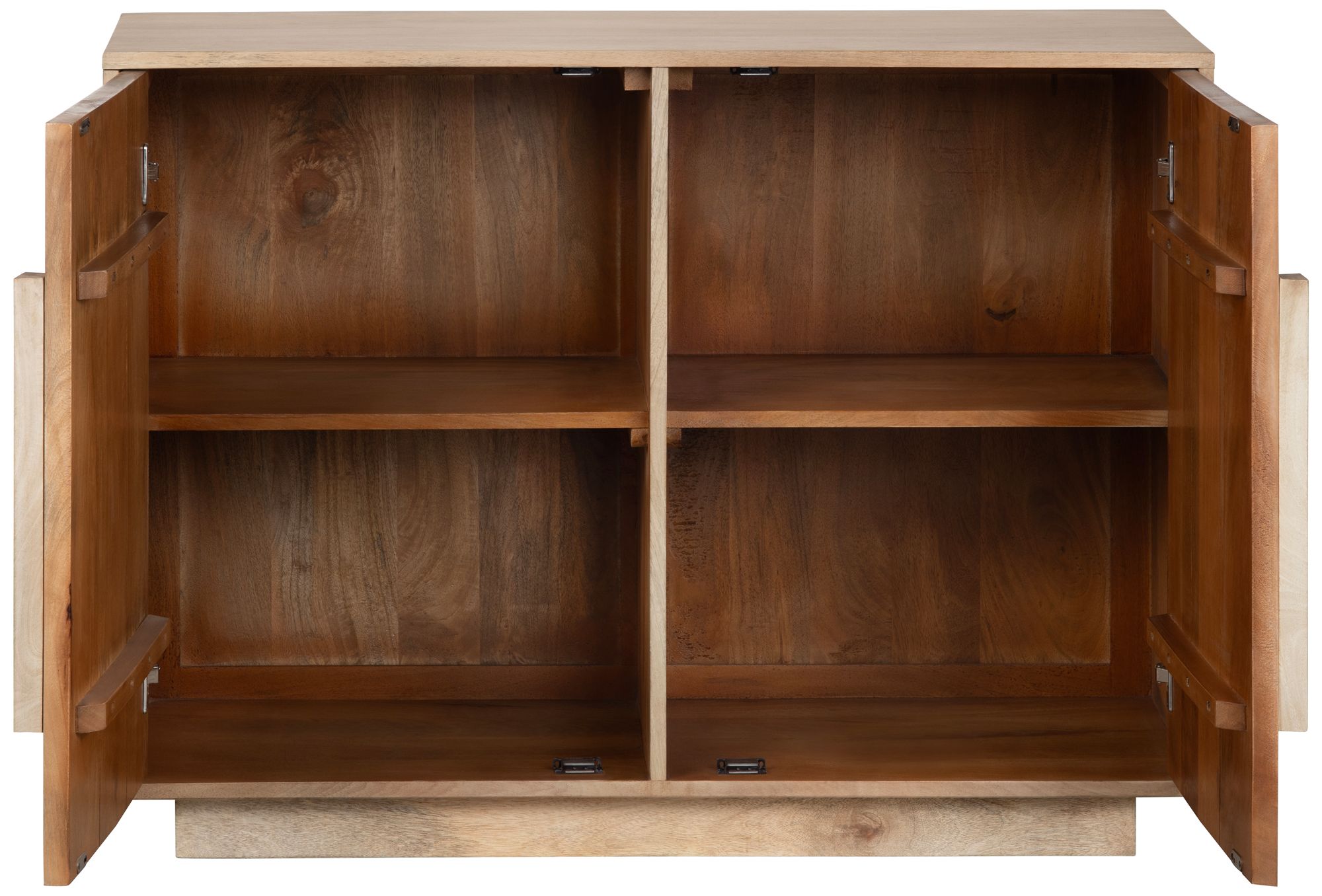 Thumbnail3 of Brown Solid Wood 2 Door Accent Cabinet more views